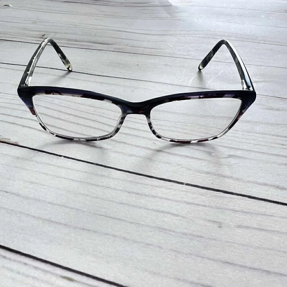 Verawang Tortoise Wayfarer Eyeglasses One Size